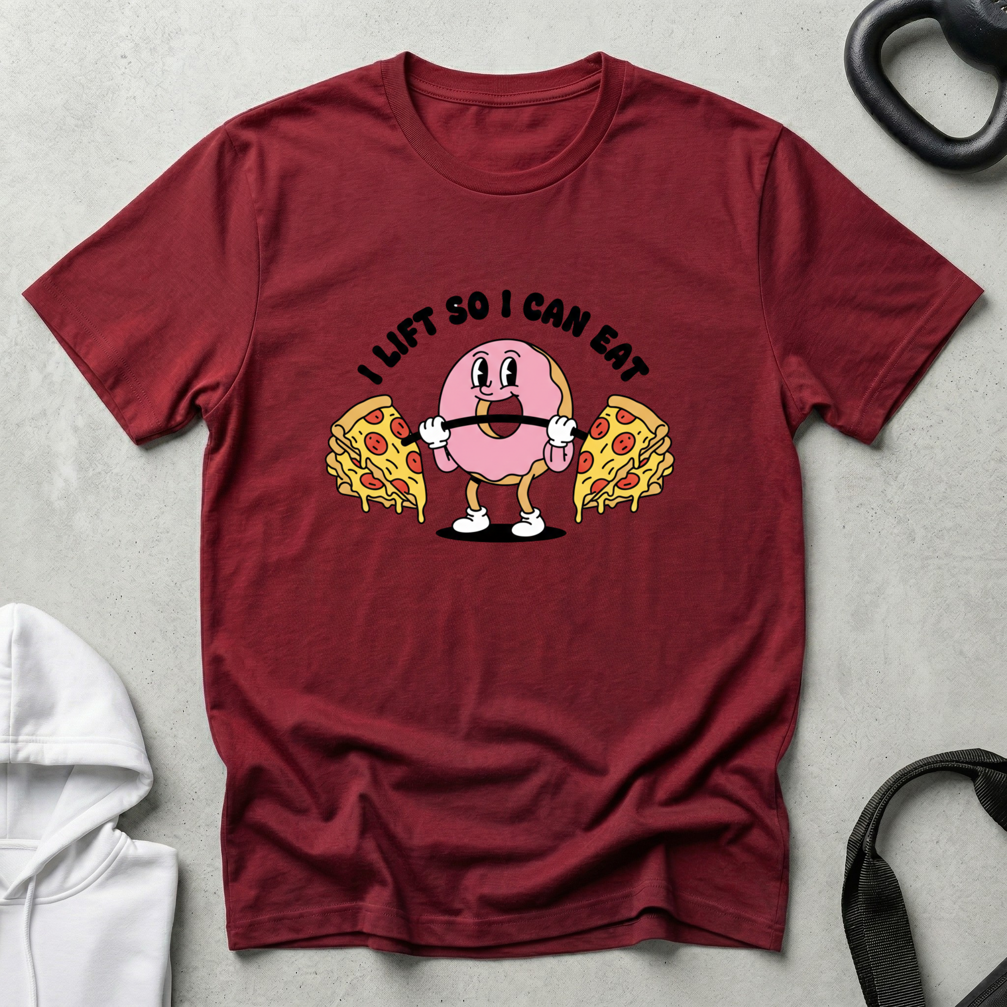 I lift so i can eat T‑Shirt