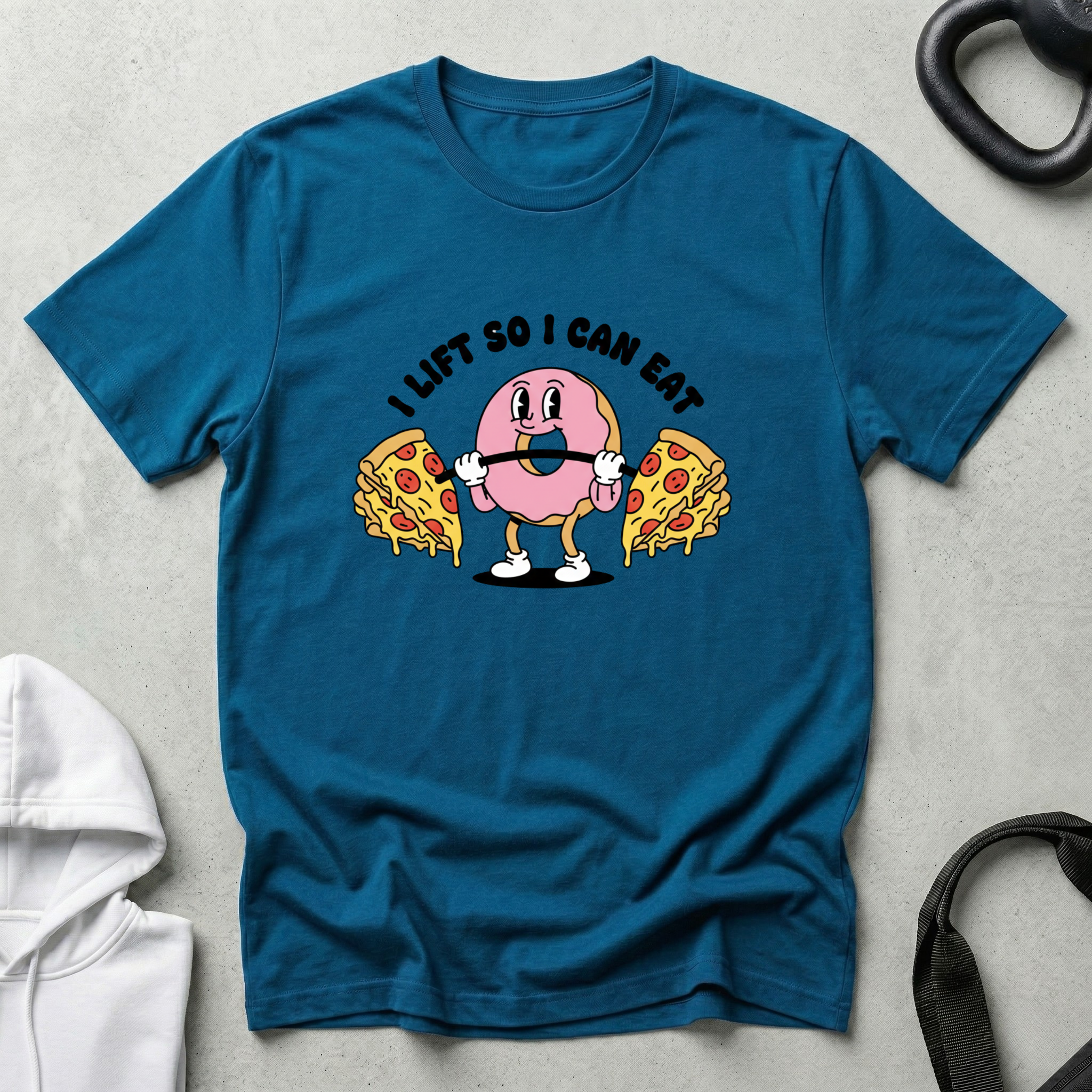 I lift so i can eat T‑Shirt