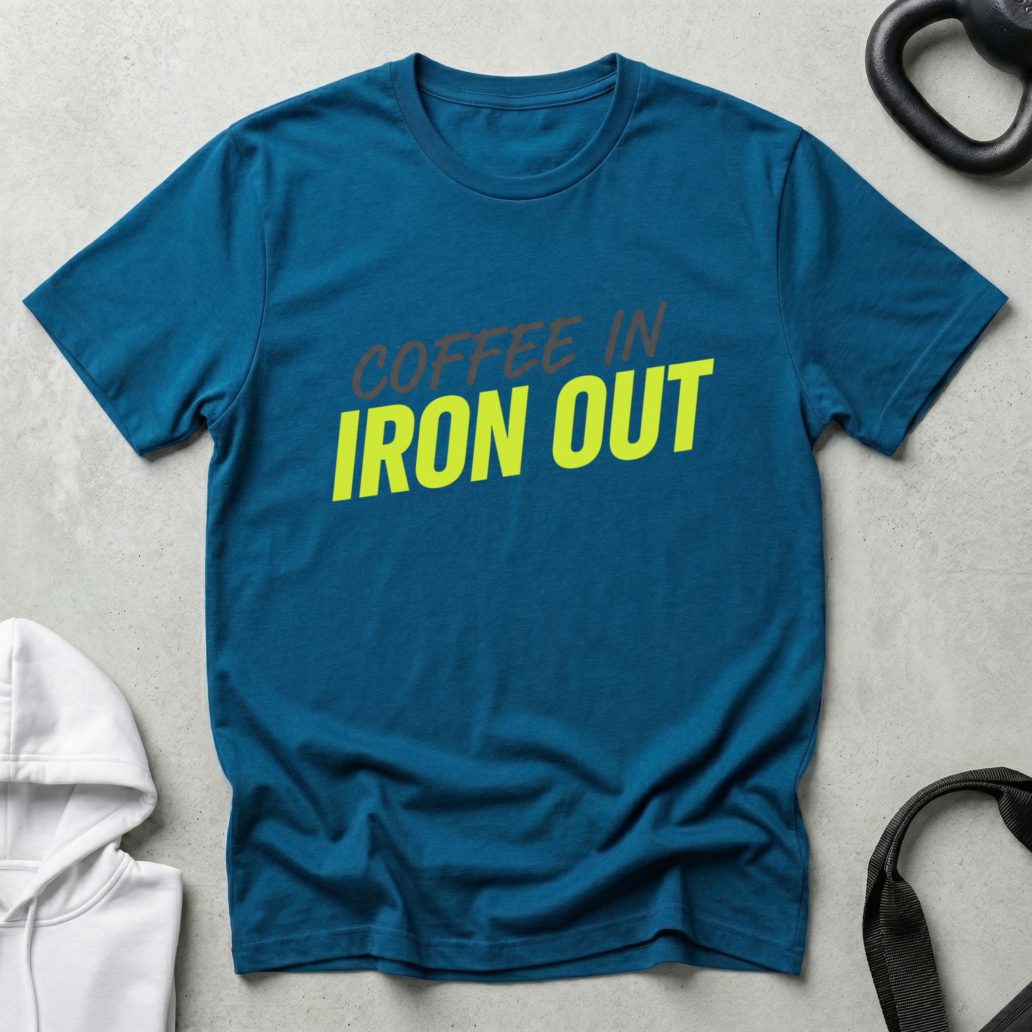 Coffee in iron out T‑Shirt