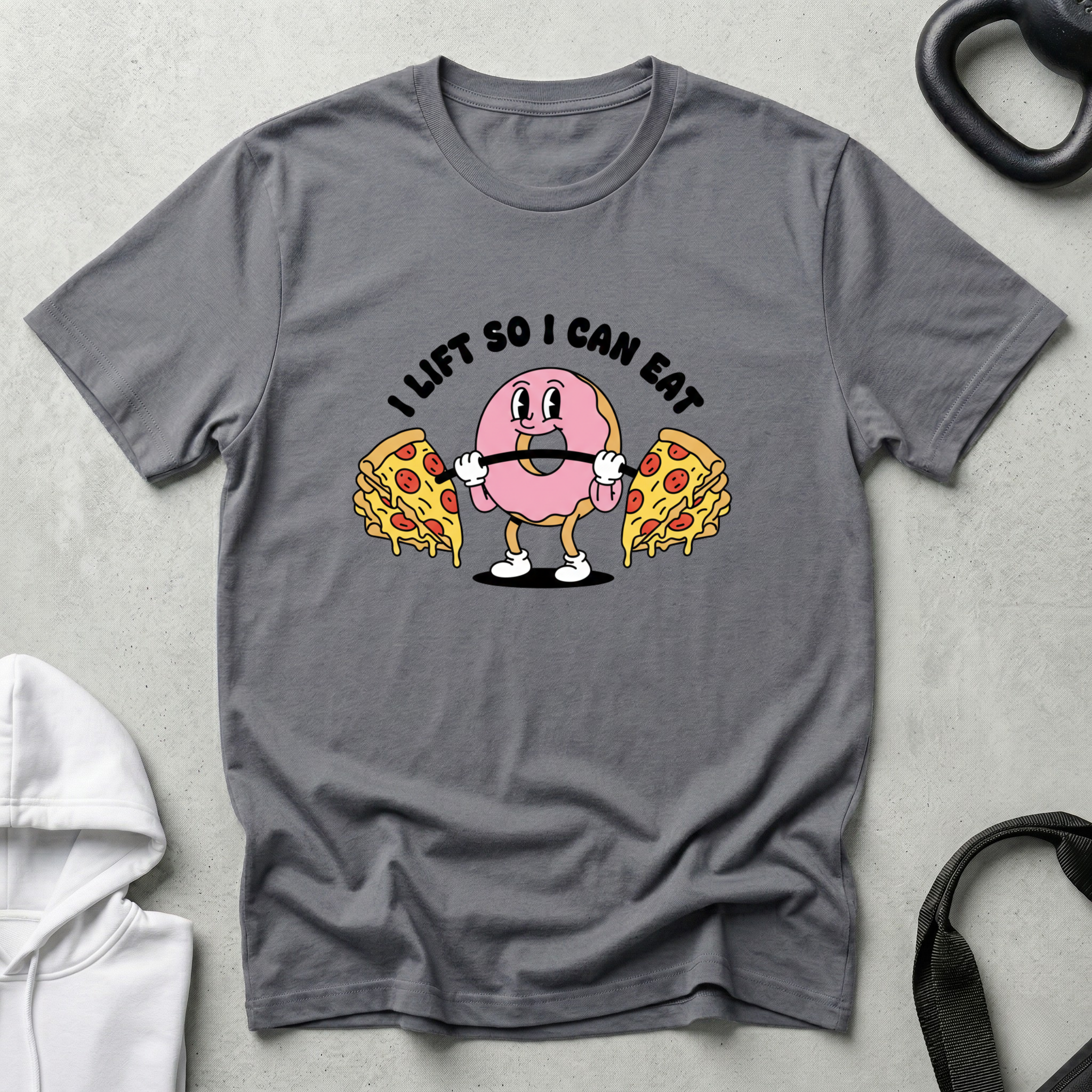 I lift so i can eat T‑Shirt