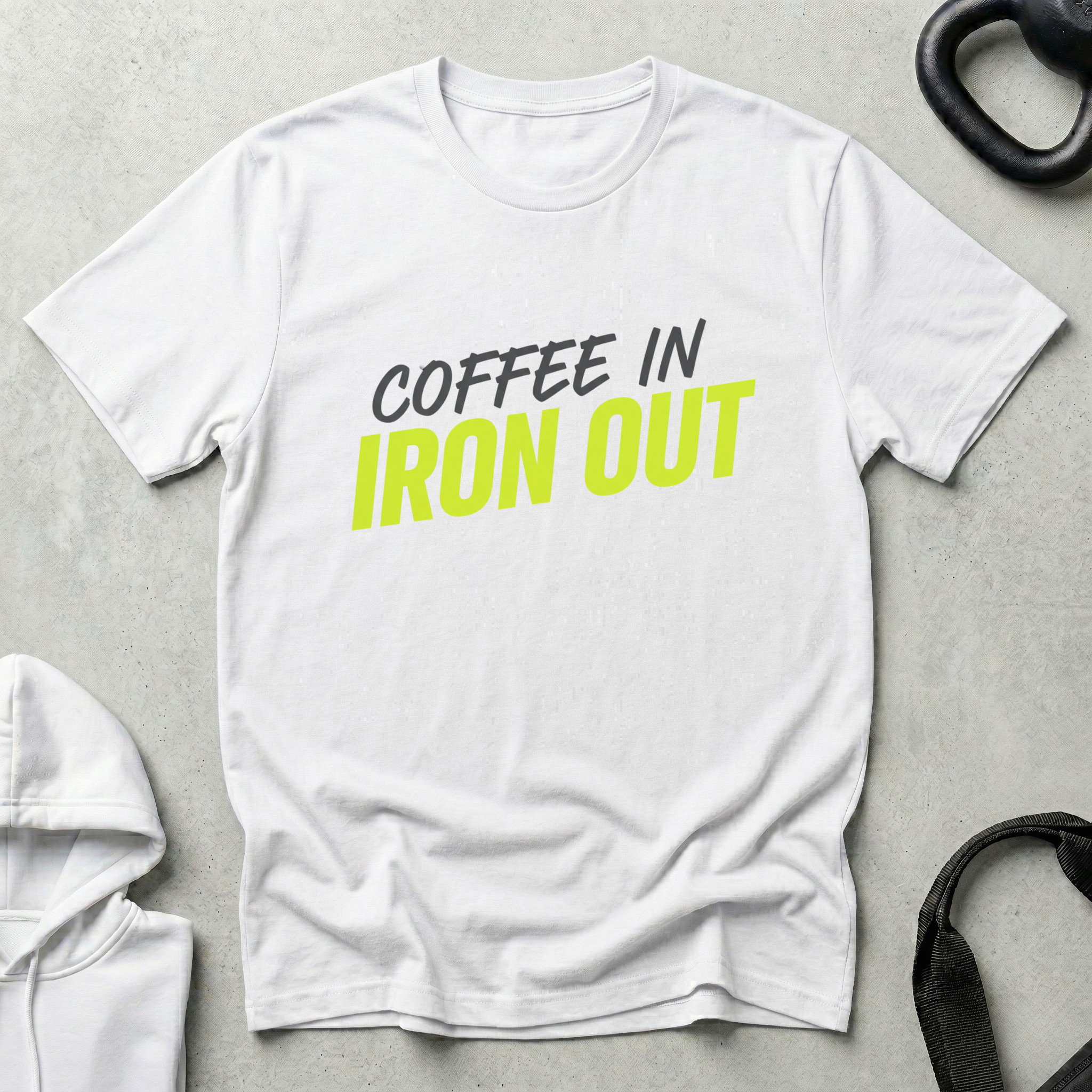 Coffee in iron out T‑Shirt