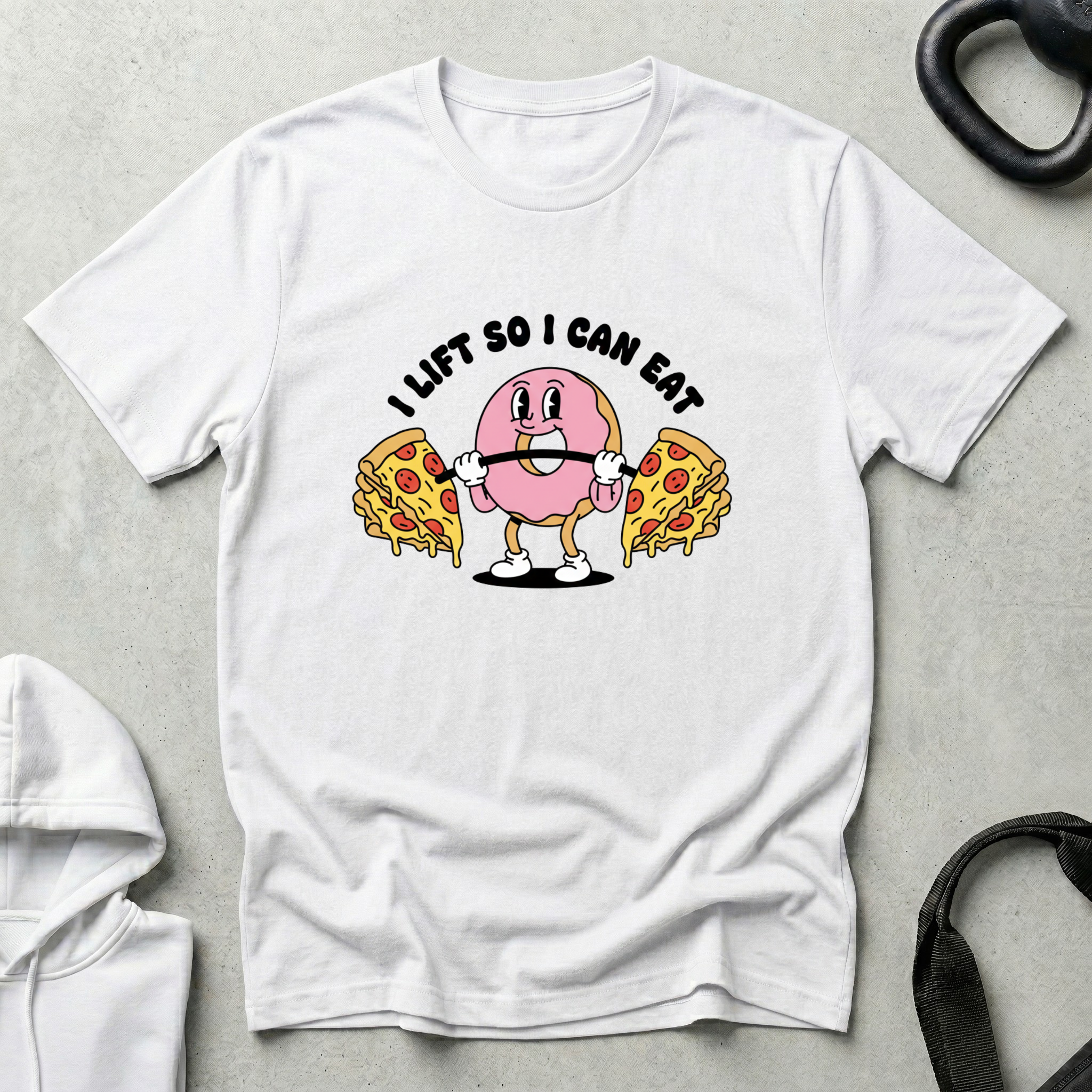 I lift so i can eat T‑Shirt